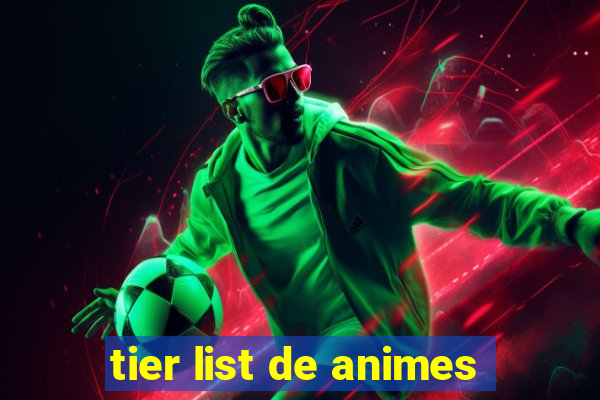 tier list de animes